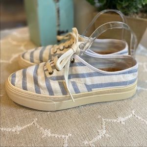 Soludos Striped Sneakers. Size 7